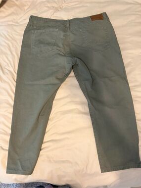 AG Adriano Goldschmied Men's Sage Green Chinos 40x30